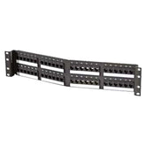 Legrand - Ortronics OR-SPA5EU48 48 Port TechChoice Angled Patch Panel, Category 5e